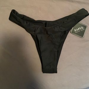 black bikini bottoms